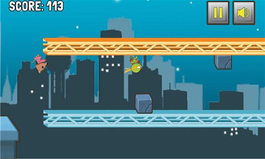 Ninja Gravity Turtle Runner Screenshot Image