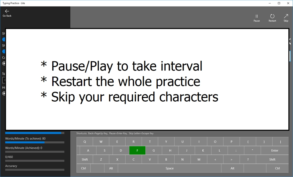 Typing Practice Lite Screenshot Image #4