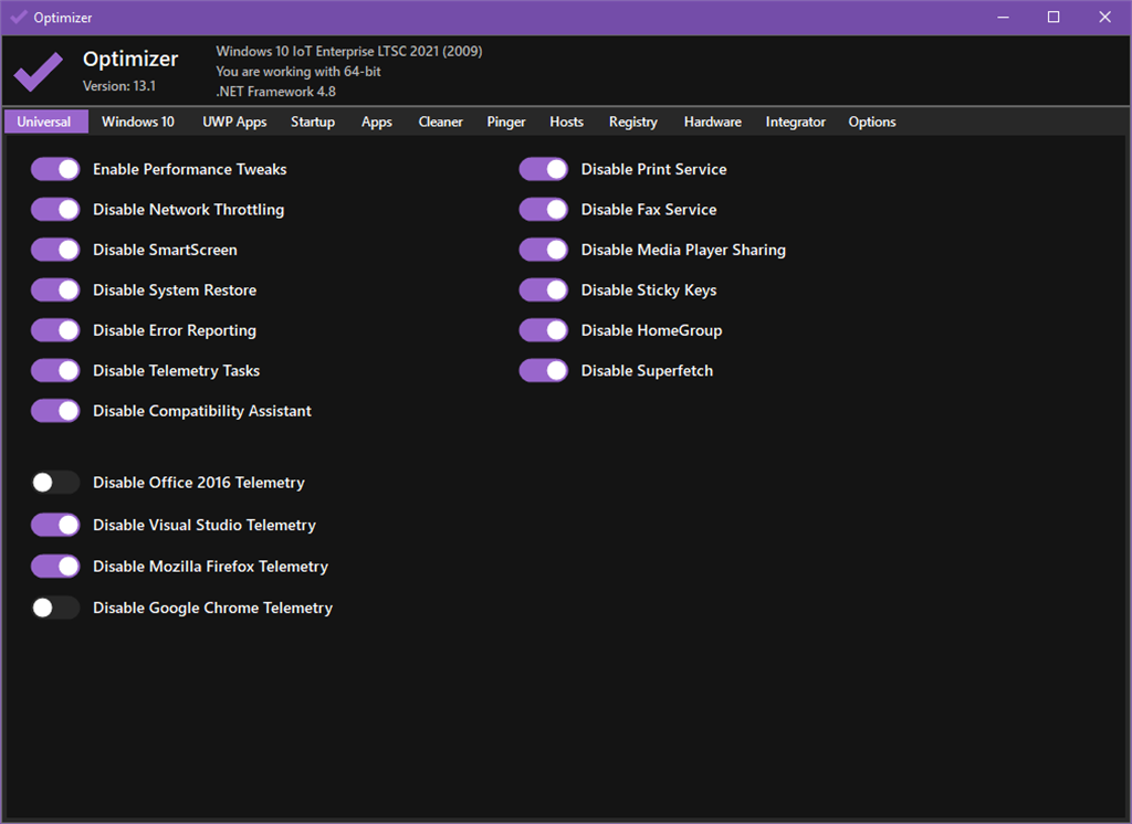 PC Optimizer Screenshot Image