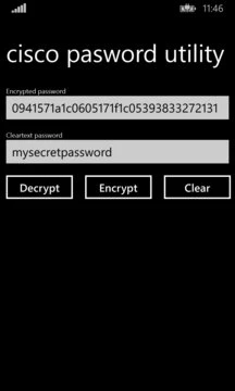 Cisco Password Utility
