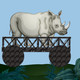 Rhino Kart Racing Icon Image