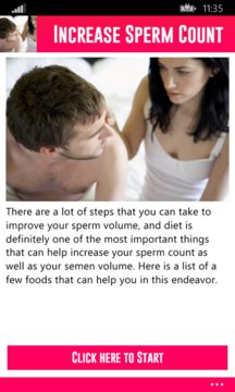 Increase Sperm Count Screenshot Image