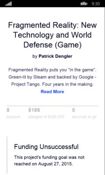 Fragmented Reality App Screenshot 1
