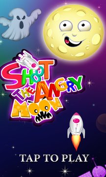 Shoot The Angry Moon App Screenshot 1