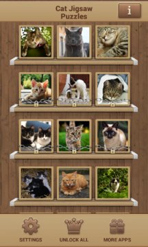 Cat Jigsaw Puzzles Screenshot Image