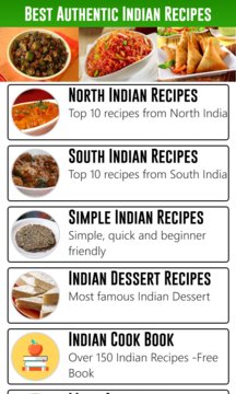 Best Authentic Indian Recipes Screenshot Image