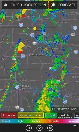 Weather Radar Live Screenshot Image