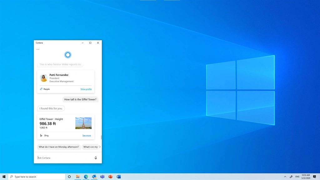 Cortana Screenshot Image #2
