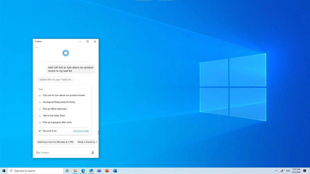 Cortana Screenshot Image #8