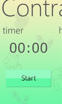 Contraction Timer Screenshot Image