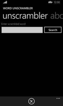 Word Unscrambler Screenshot Image