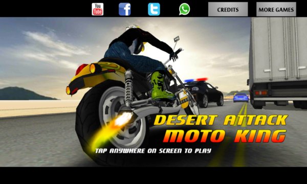 Desert Attack: Moto King Screenshot Image