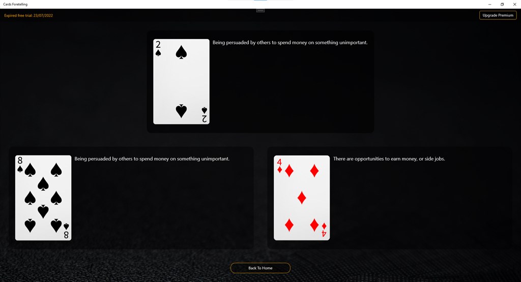 Cards Foretelling Screenshot Image #2
