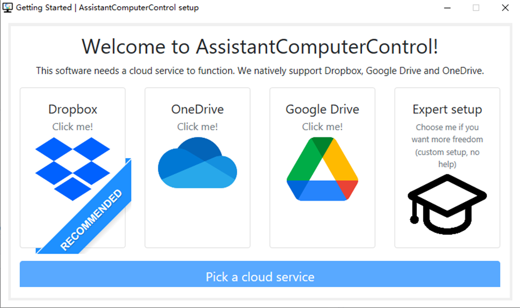 Computer Controller from Google Assistant / Amazon Alexa Screenshot Image