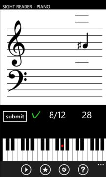 Sight Reader - Piano Screenshot Image