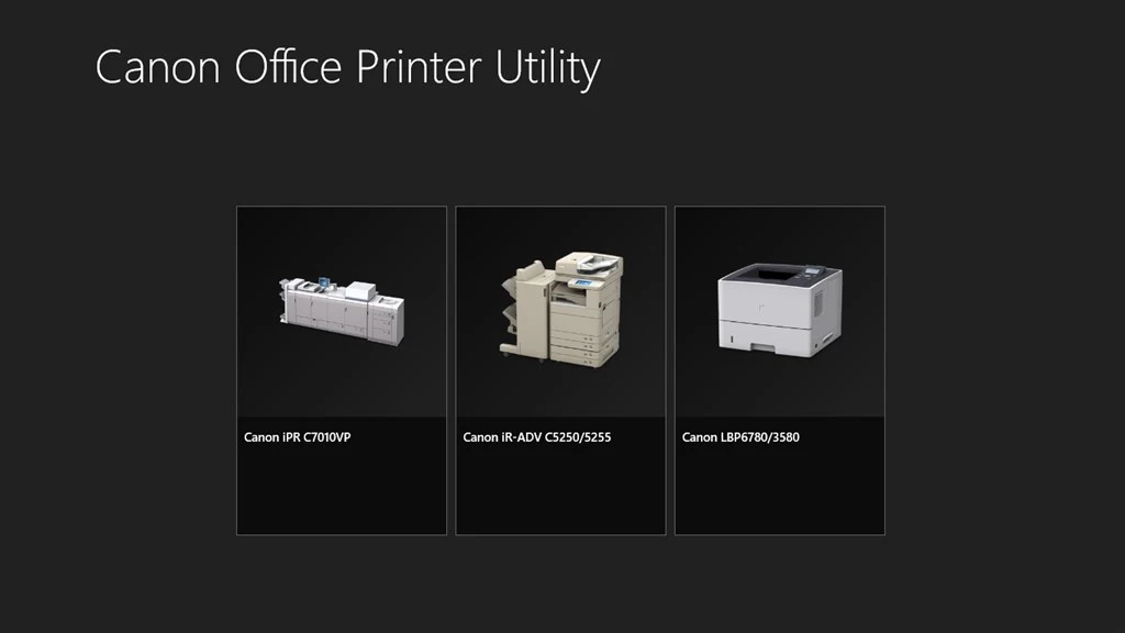 Canon Office Printer Utility Screenshot Image #3
