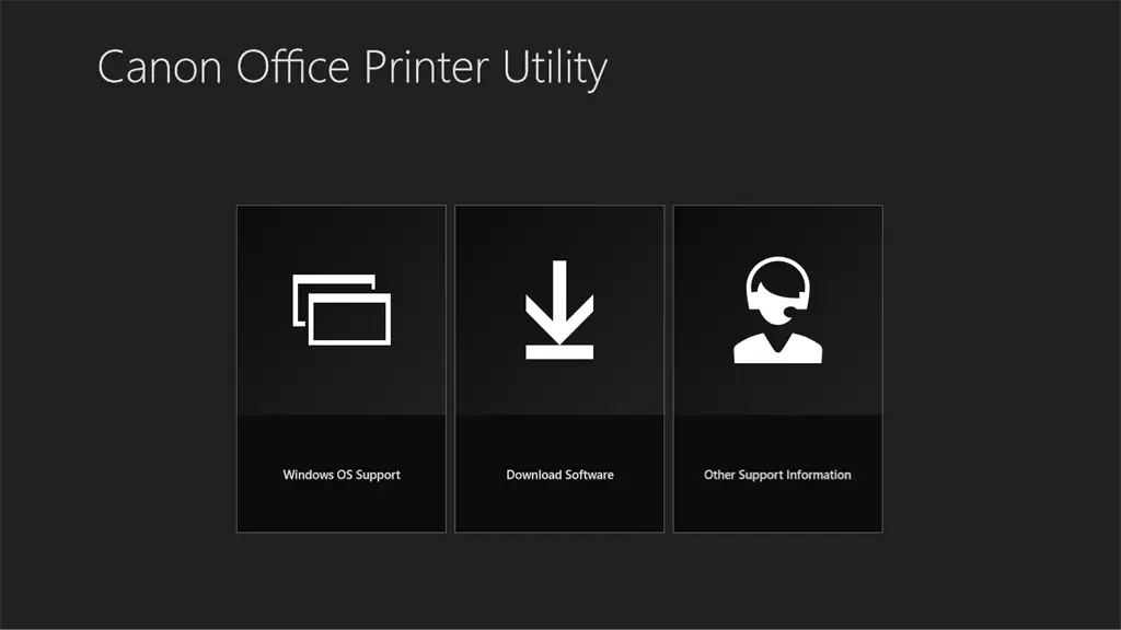 Canon Office Printer Utility Screenshot Image #5
