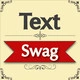 Text Swag Icon Image