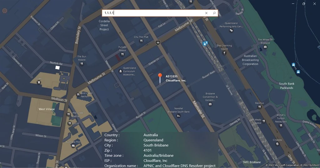 IP Geo Location Screenshot Image #2