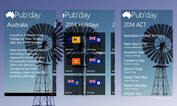 Pub'Day App Screenshot 1