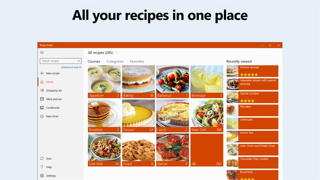 Recipe Keeper Screenshot Image