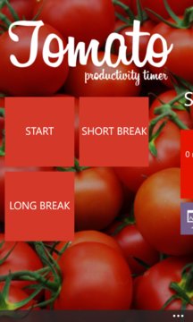 Tomato Productivity Timer Screenshot Image