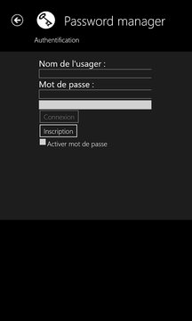 Password manager McDG