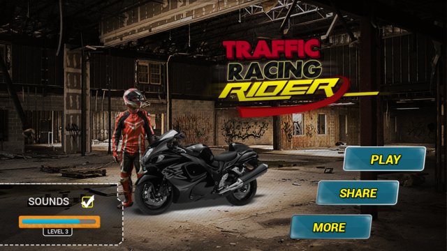 Traffic Racing Rider Screenshot Image