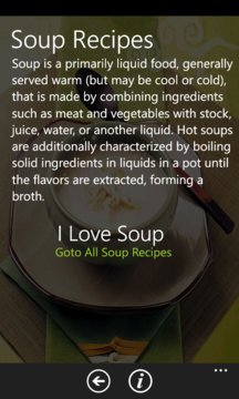 Soup Recipes Screenshot Image