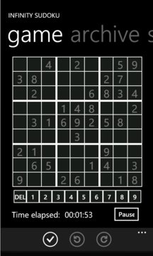 Infinity Sudoku Screenshot Image