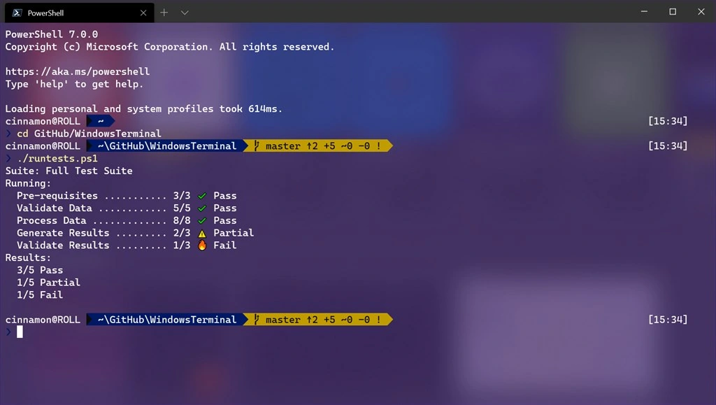 Windows Terminal Preview Screenshot Image