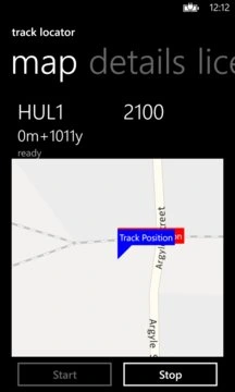 Track Locator Screenshot Image