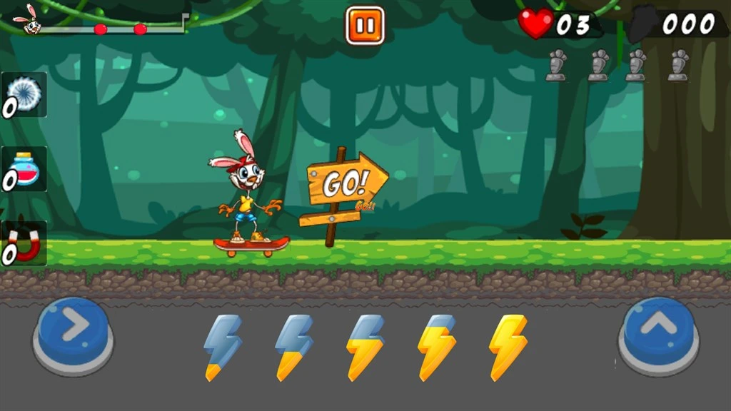 Rabbit Skater Screenshot Image #2