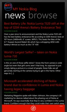 My Nokia Blog Screenshot Image