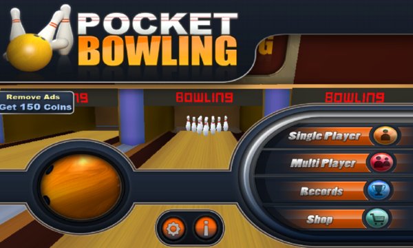 Pocket Bowling 3D HD Screenshot Image