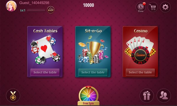 Lucky Poker - Texas Holdem Screenshot Image