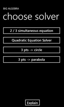 Big Algebra Screenshot Image