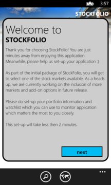 StockFolio Screenshot Image
