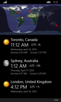 World Time Screenshot Image