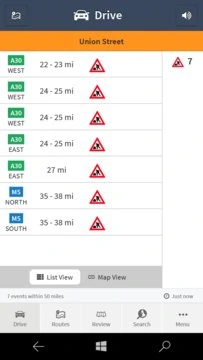 Live Traffic Info Screenshot Image