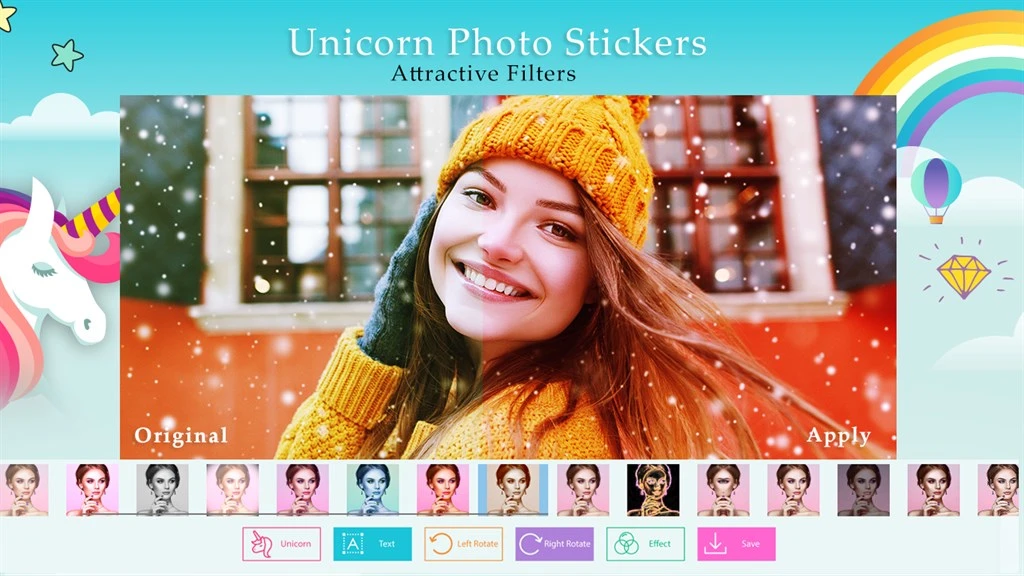 Unicorn Photo Stickers Screenshot Image #3