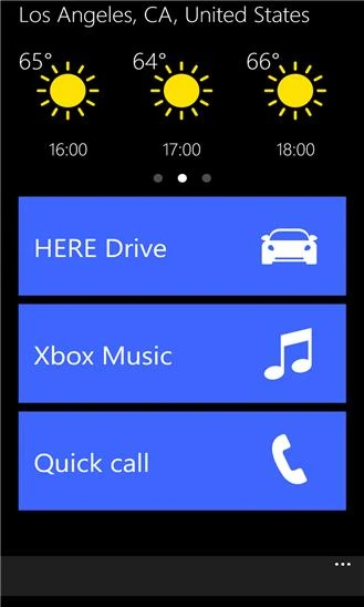 Lumia Car App Screenshot Image