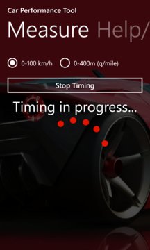 Car Performance Screenshot Image