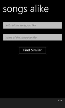 Songs Alike Screenshot Image