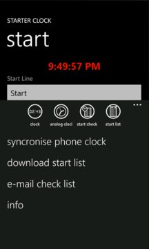 Starter Clock Screenshot Image