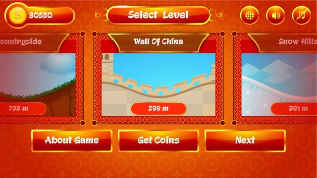 Ninja Hill Climb Racing Screenshot Image