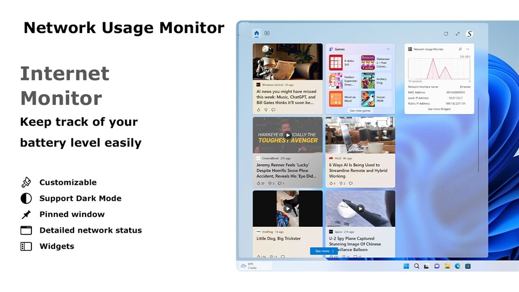 Network Usage Monitor Screenshot Image #4