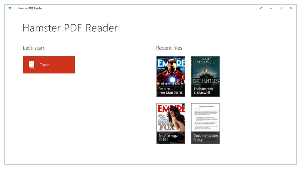 Hamster PDF Reader Screenshot Image