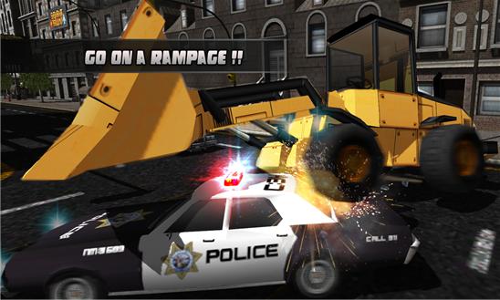 Bulldozer Rampage Racing 3D Screenshot Image