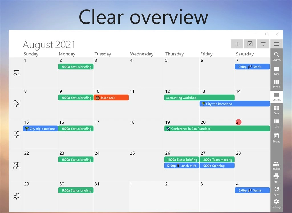 One Calendar Screenshot Image #1